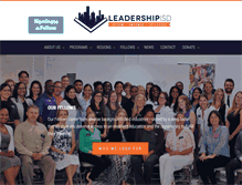 Tablet Screenshot of leadershipisd.org